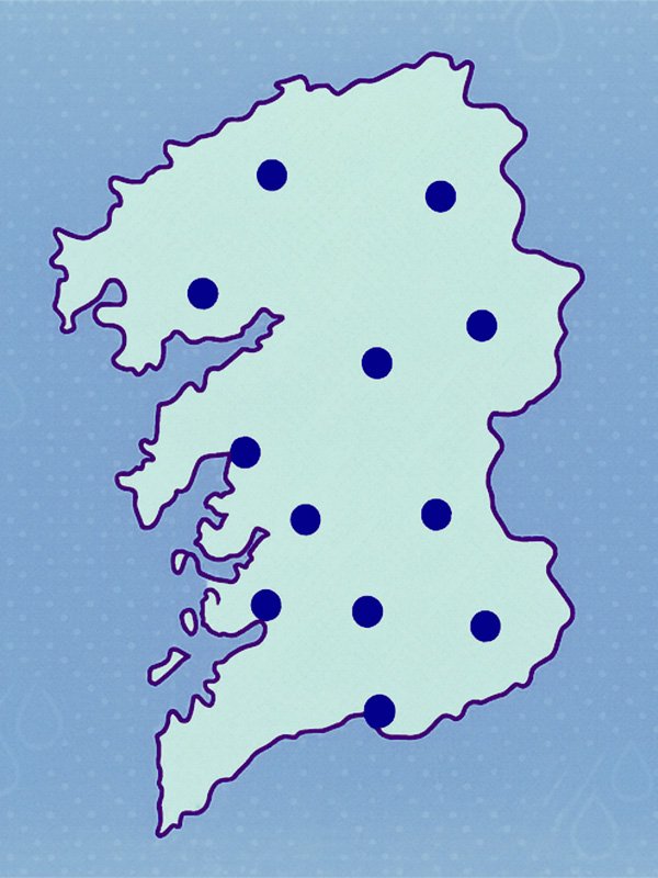Area de actuación en la provincia de Pontevedra
